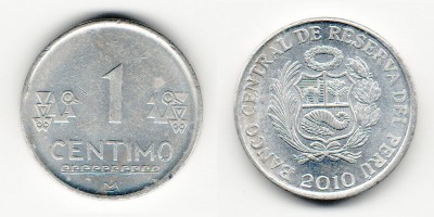 1 céntimo 2010