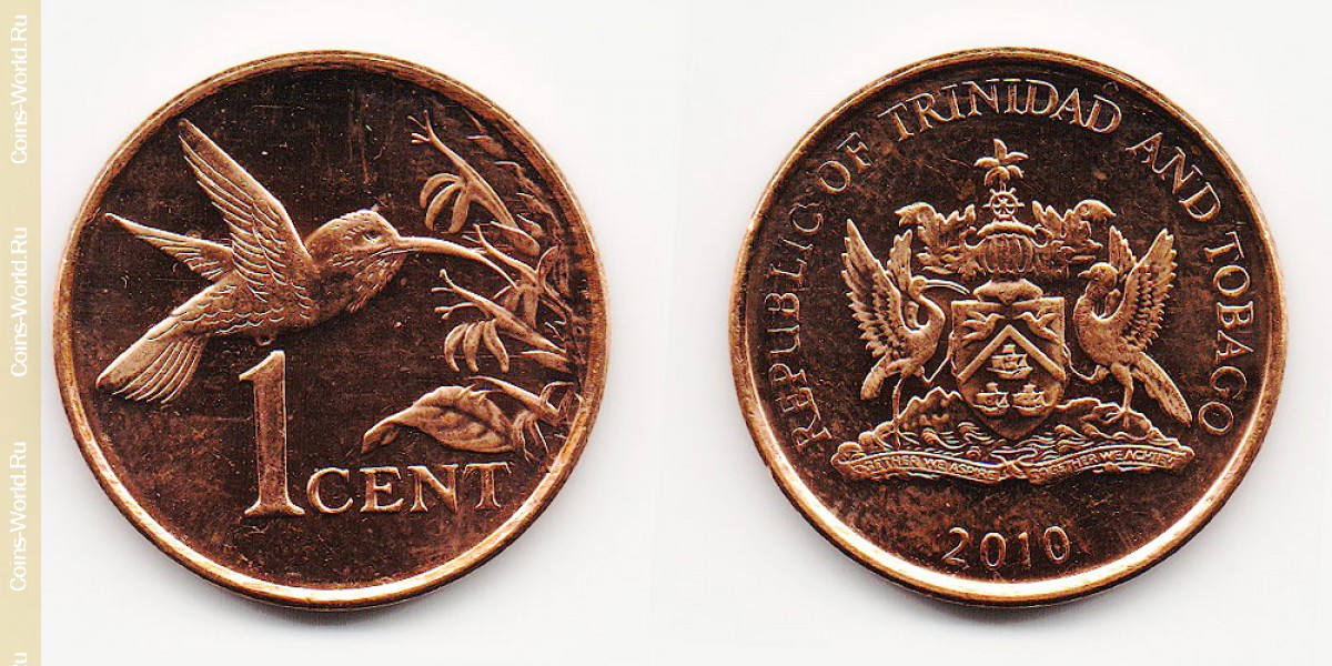 1 centavo 2010, Trinidad y Tobago