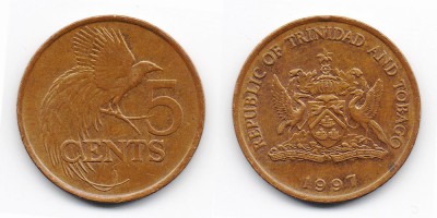 5 центов 1997 года