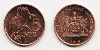 5 центов 2008 года