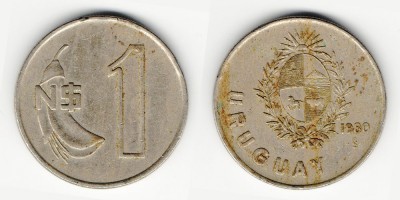 1 new peso 1980