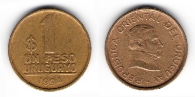 1 песо 1994 года