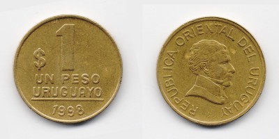 1 peso 1998