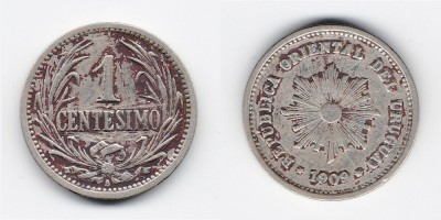 1 centésimo 1909
