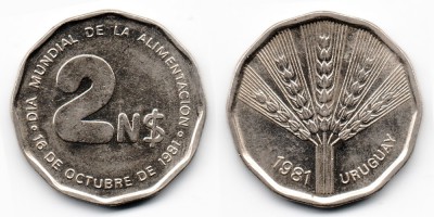 2 new pesos 1981