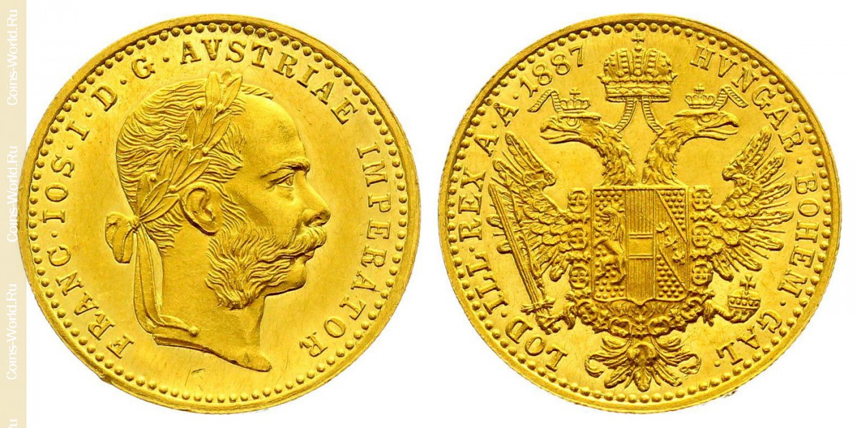 1 ducat 1887, Austria