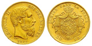 20 francos 1876
