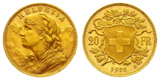 20 франков 1925 года