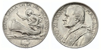 5 lire 1935