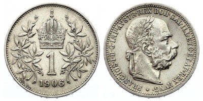 1 крона 1906 года