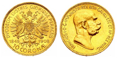 10 corona 1908