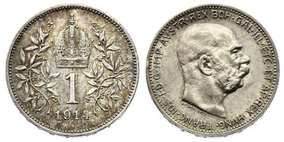 1 coroa 1914