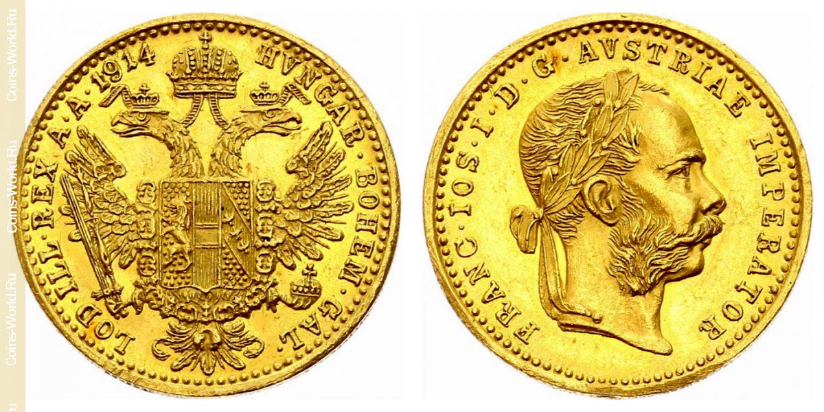 1 ducat 1914, Austria