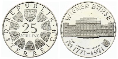 25 шиллингов 1971 года