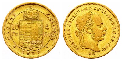 4 forint 1877