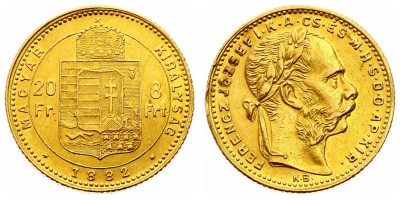 8 forint 1882