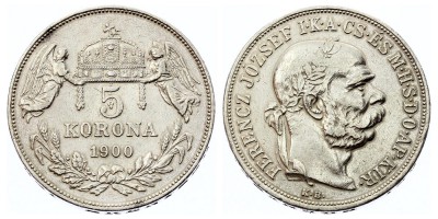 5 coroas 1900
