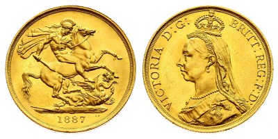 2 фунта 1887 года