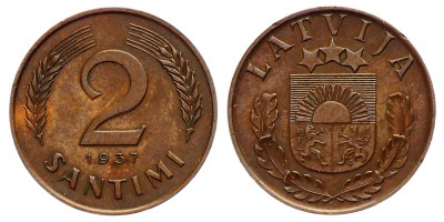 2 Centimes 1937