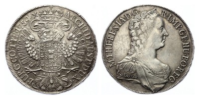 1 талер 1754 года