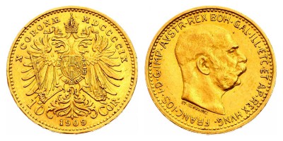 10 corona 1909