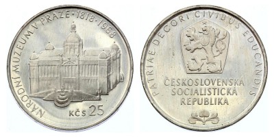 25 coronas 1968