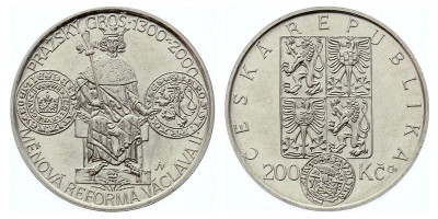 200 korun 2000