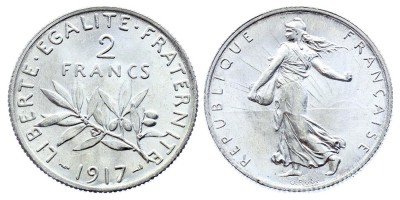 2 francs 1917