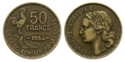 50 francos 1954