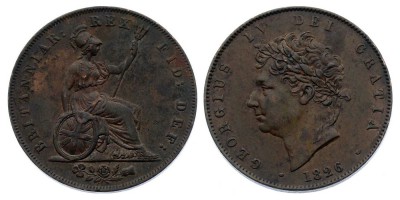 ½ Penny 1826