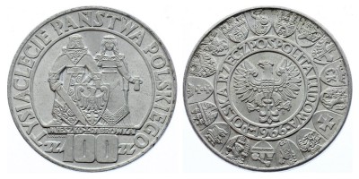 100 zlotych 1966
