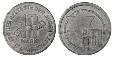 10 марок 1943 года