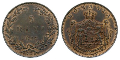5 bani 1867