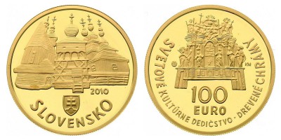 100 евро 2010 года
