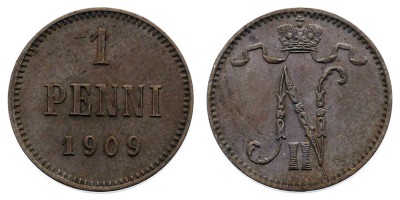 1 пенни 1909 года