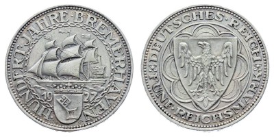 5 reichsmark 1927