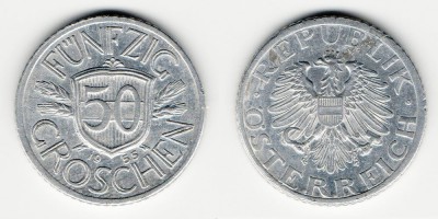 50 groschen 1955