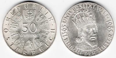 50 schilling 1965
