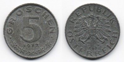 5 groschen 1972