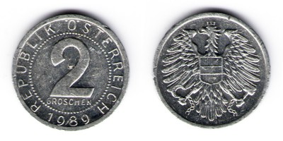2 groschen  1989