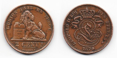 2 céntimos 1873