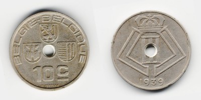 10 сантимов 1939 года