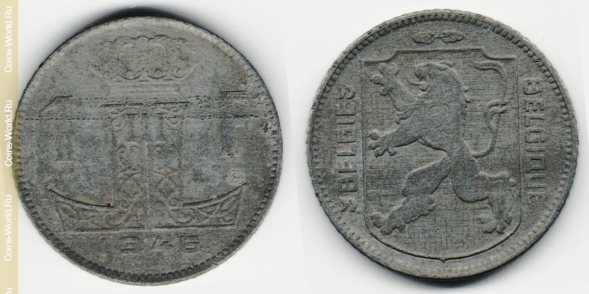 1 franco 1946, Bélgica