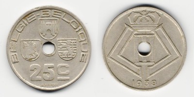 25 centimes 1938
