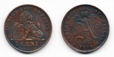 2 céntimos 1919
