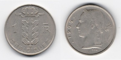 1 франк 1966 года