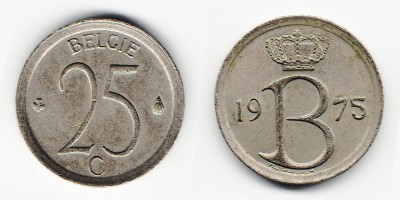 25 centimes 1975