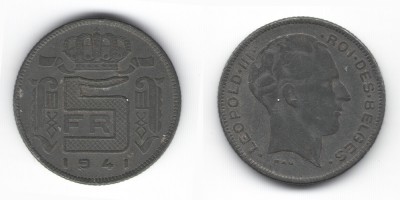 5 francos 1941