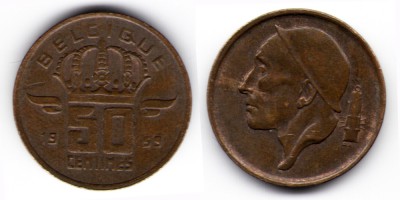 50 centimes 1959