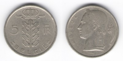 5 francs 1950